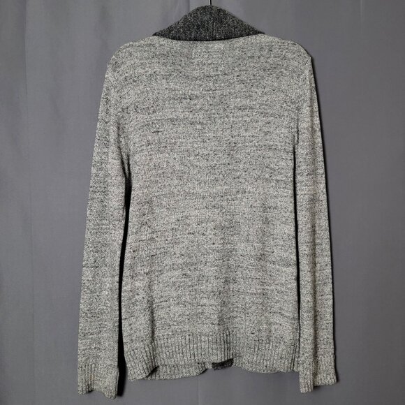 Abercrombie & Fitch Mens Gray Shawl Collar Preppy Cardigan Sweater Small - Picture 5 of 10